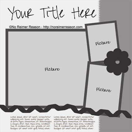 Free Scrapbook Layout Templates