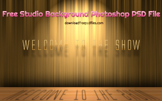 Studio Background PSD Free Download