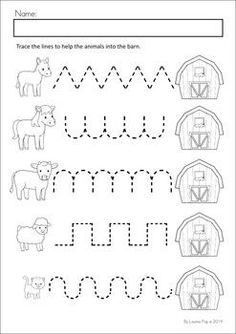 Writing Tracing Worksheets Preschool