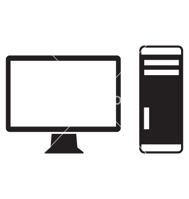 Computer Vector Icon