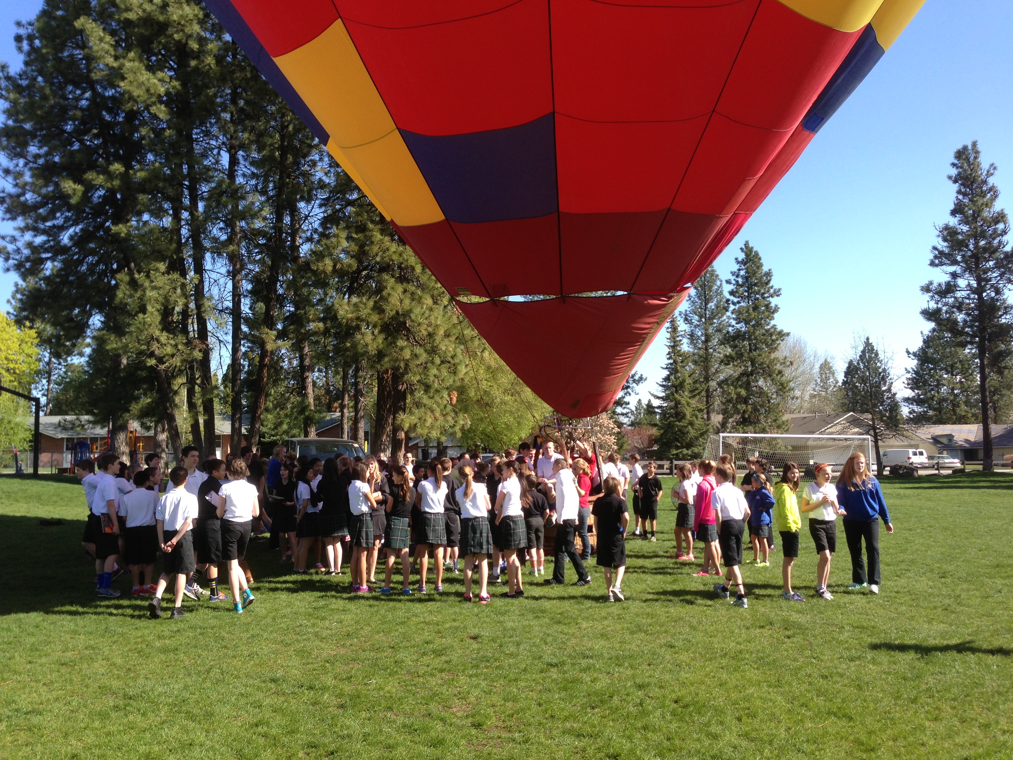 Catholic School Hot Air Balloon