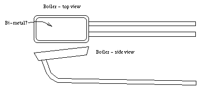 Diaphragm boiler of commercial boat made in India.