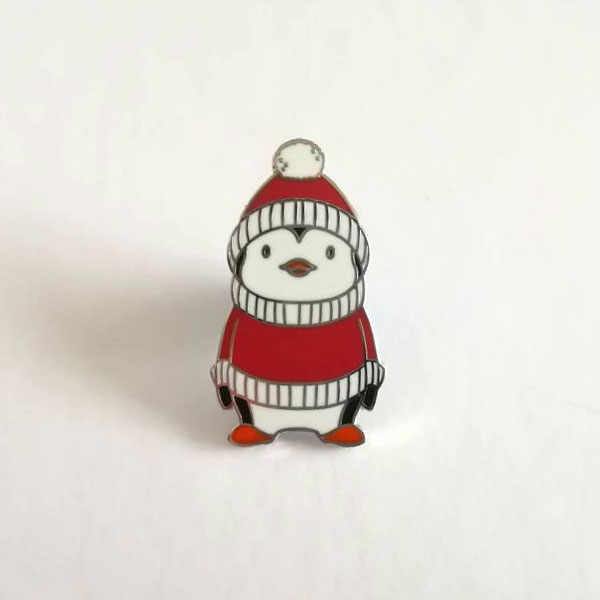 Christmas Penguin Enamel Pin