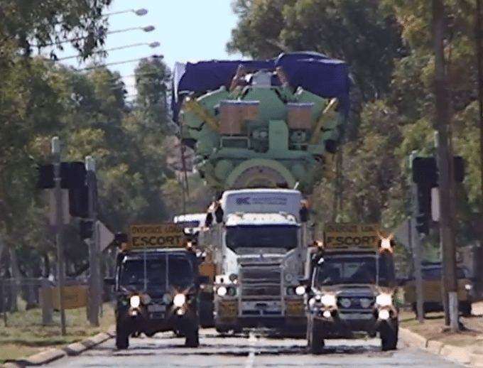 Giant Road Train Diesel