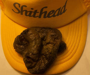 Fake Poop on a Hat