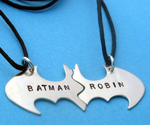 Batman & Robin Bromance Necklace