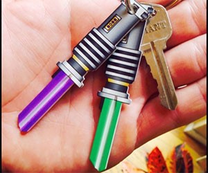 Saber Shaped Space Keys