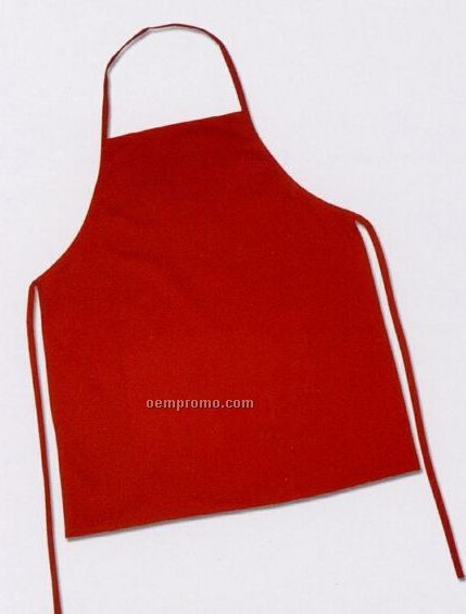 Full Length Nylon Bib Apron W/ Pocket (28"X36")