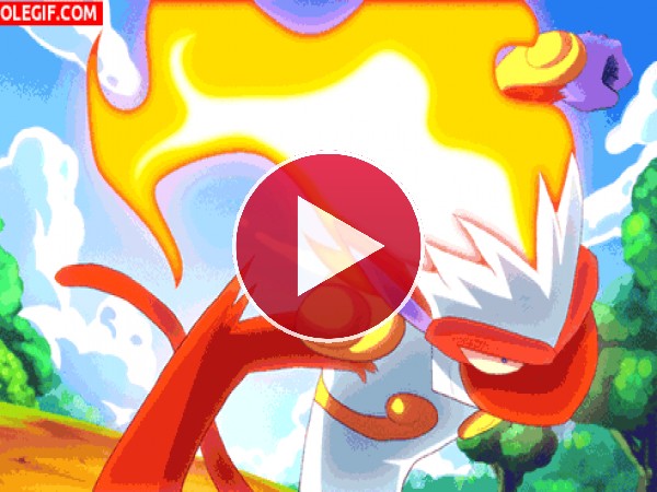 GIF: Infernape (Pokemon)