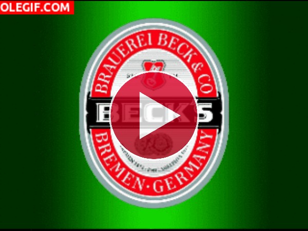 GIF: Cerveza Beck's