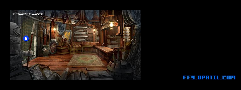 Lindblum Business District Map Image 8 : FF9 - Final Fantasy IX Walkthrough and Strategy Guide