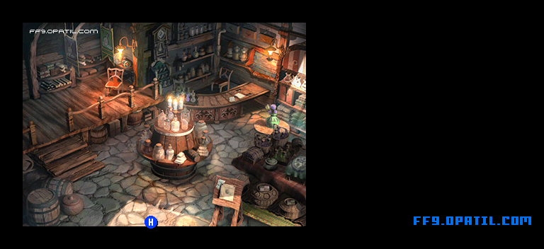 Lindblum Business District Map Image 9 : FF9 - Final Fantasy IX Walkthrough and Strategy Guide