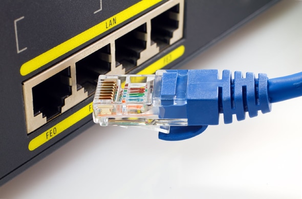 LAN and Raw Sockets network cable connect