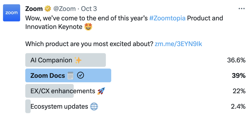 Nieuwe producten en geweldige inzichten: de 5 beste momenten van Zoomtopia 2023