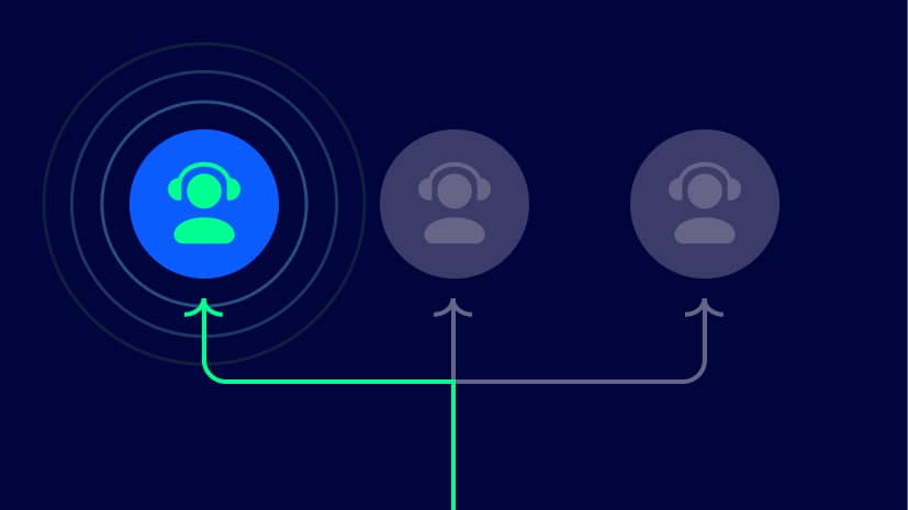 Simultaneous call distribution