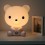 Cartoon Plug-in Desk Lamp Night Light -- White Panda