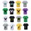 Minecraft Short Sleeved T-Shirt 100% Cotton Sword Dick Pattern 100% Cotton