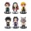 6Pcs Demon Slayer Tanjiro Nezuko Shinobu Action Figures PVC Display Models Toys with Baseplates 9CM/3.51Inch Tall