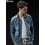 FBBOY Retro Style Slim Solid Denim Shirt Long Sleeves Denim Jacket Blouse