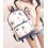 Charming Stylish Canvas Plane Pattern Backpack DL728