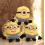 18*12CM/7*5" DESPICABLE ME The Minion Plush Toy Set 3PCS Jorge Stewart Dave the Minion NWT Free Shipping