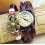 Retro Style Women's Hand Knitting Alloy Quartz Movement Glass Round Fashion Watcht (More Colors)