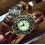 Retro Style Women's Hand Knitting Alloy Quartz Movement Glass Round Fashion Watcht (More Colors)