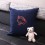 Modern Decoration Square Pillow Cover Pillow Sham -- Dragron & Phoenix