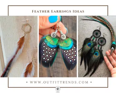 20 Amazing Feather Earrings Ideas with Styling Tips