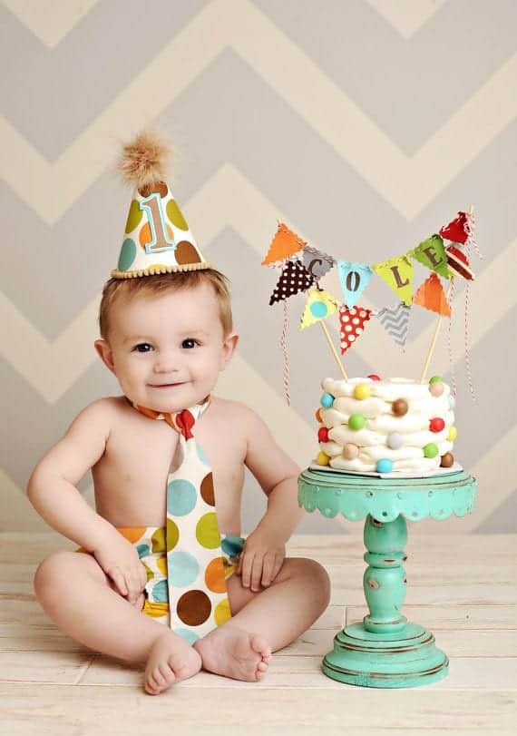 Image of cute babies birthday images