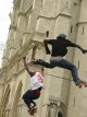 Skaters at Notre-Dame-de-Paris