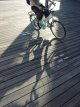 Biker at the Bibliothèque de France