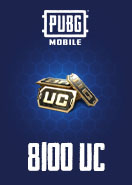 8100 PUBG Mobile UC