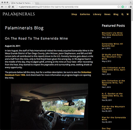 Blog screenshot image