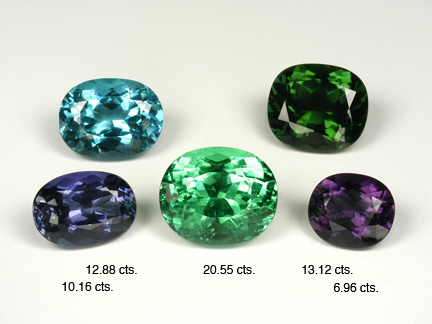 Untreate Cuprian Tourmaline Suite photo image