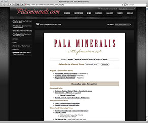 Palaminerals.com screenshot image