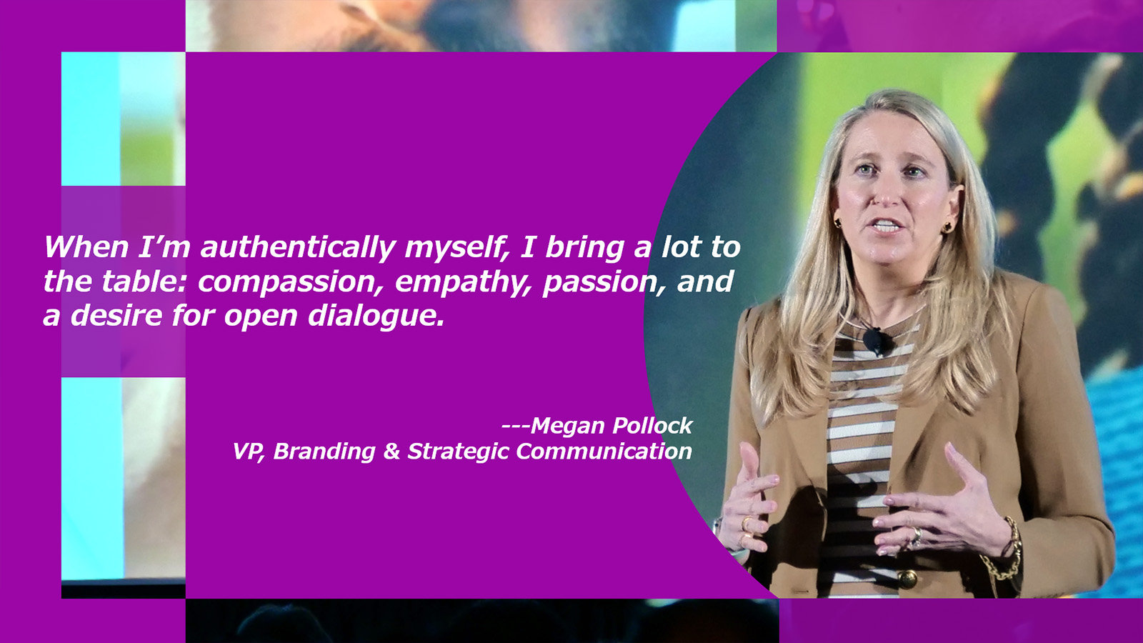 Photo: Megan Pollock, VP, Branding & Strategic Communication