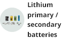 Lithium primary/secondary batteries