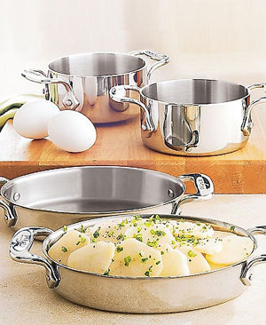 stainless steel baking dish