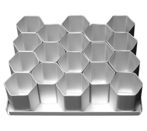 hexagon cake pan set