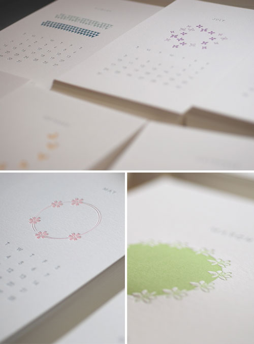 Satsuma Letterpress 2011 Calendar