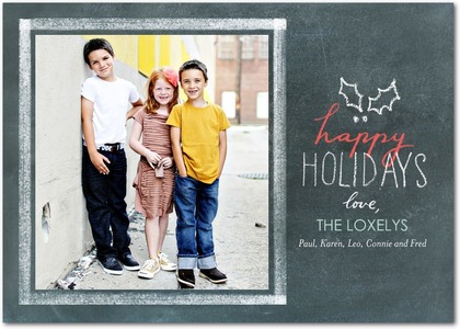 Christmas Chalk Photo Cards