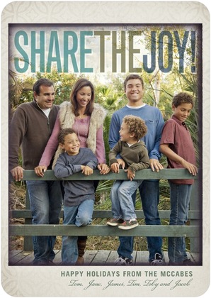 Share the Joy Holiday Photo Cards