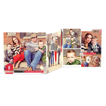 Taped Memento Holiday Photo Cards