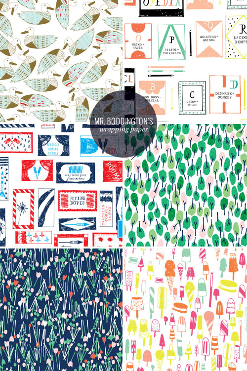 Fun, Illustrated Wrapping Paper | Mr. Boddington's Studio