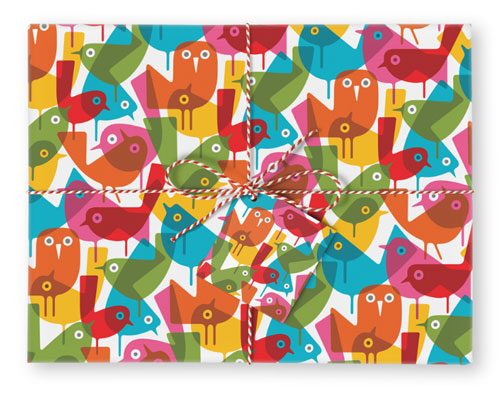 Jolly Early Birds Gift Wrap | Imaginary Press