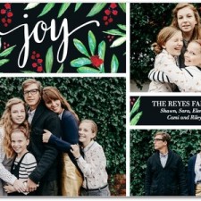 Botanical Joy Holiday Photo Cards by Hello Little One