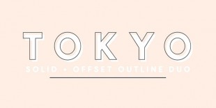 Tokyo Font by Jen Wagner Co.