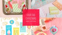 Four Fab & Free Christmas Printables + Paper Craft Projects