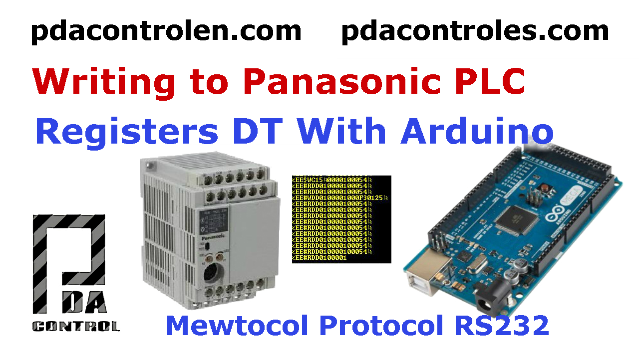 Arduino escribiendo Protocolo Mewtocol de PLC’S Panasonic